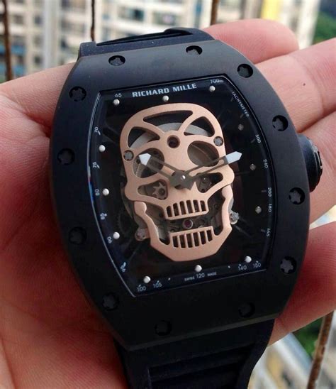 richard mille replica skull watch|Richard Mille totenkopf.